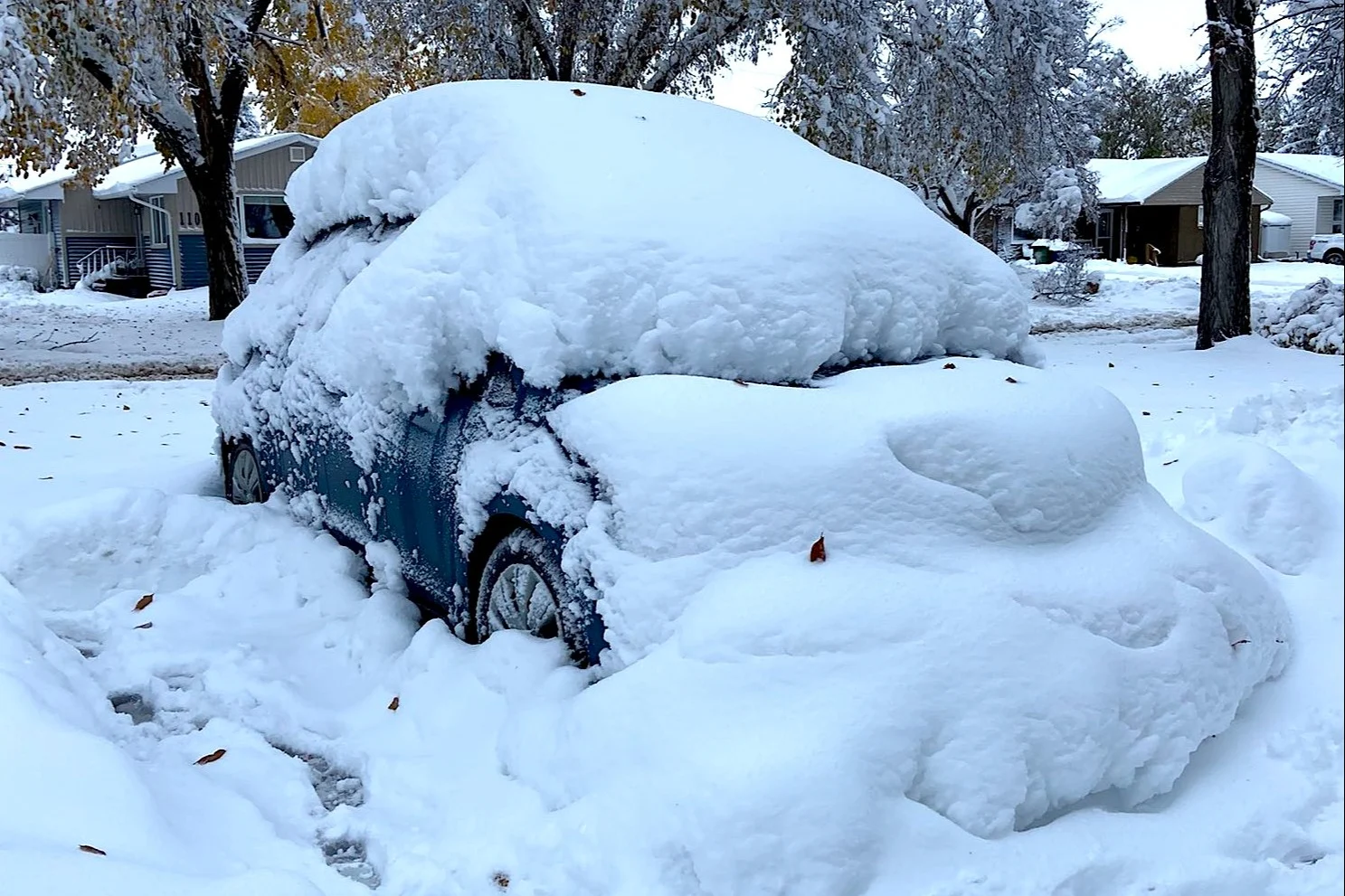 PHOTOS: The Prairies see Canada's first major snowfalls of the season