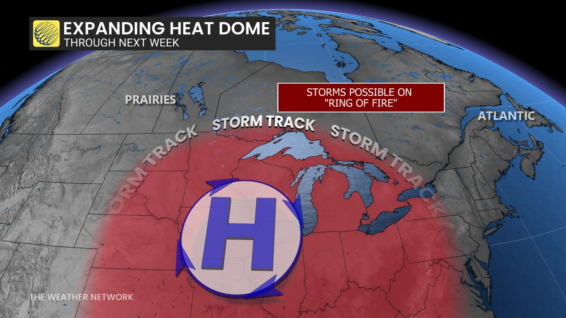 Expanding Heat Dome