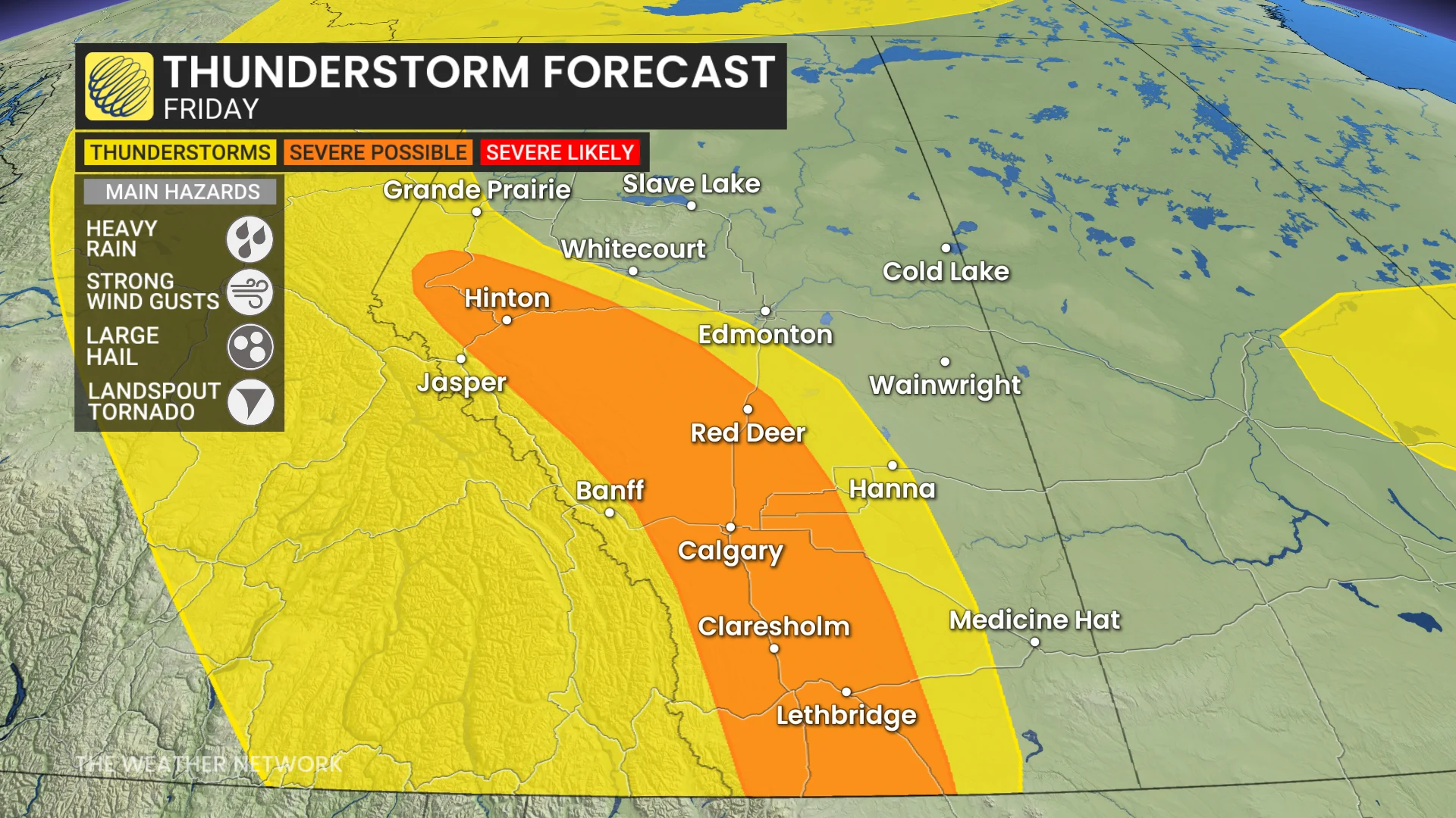 Barron - 0718 AB Friday Thunderstorm Forecast