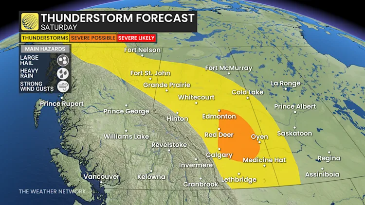 50-100 mm: Snow, storms, and heavy rain risks grow in Alberta - The ...