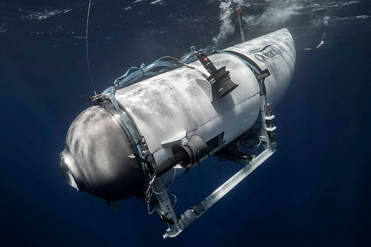 TITANIC-SUBMERSIBLE/OceanGate Expeditions/Handout via REUTERS