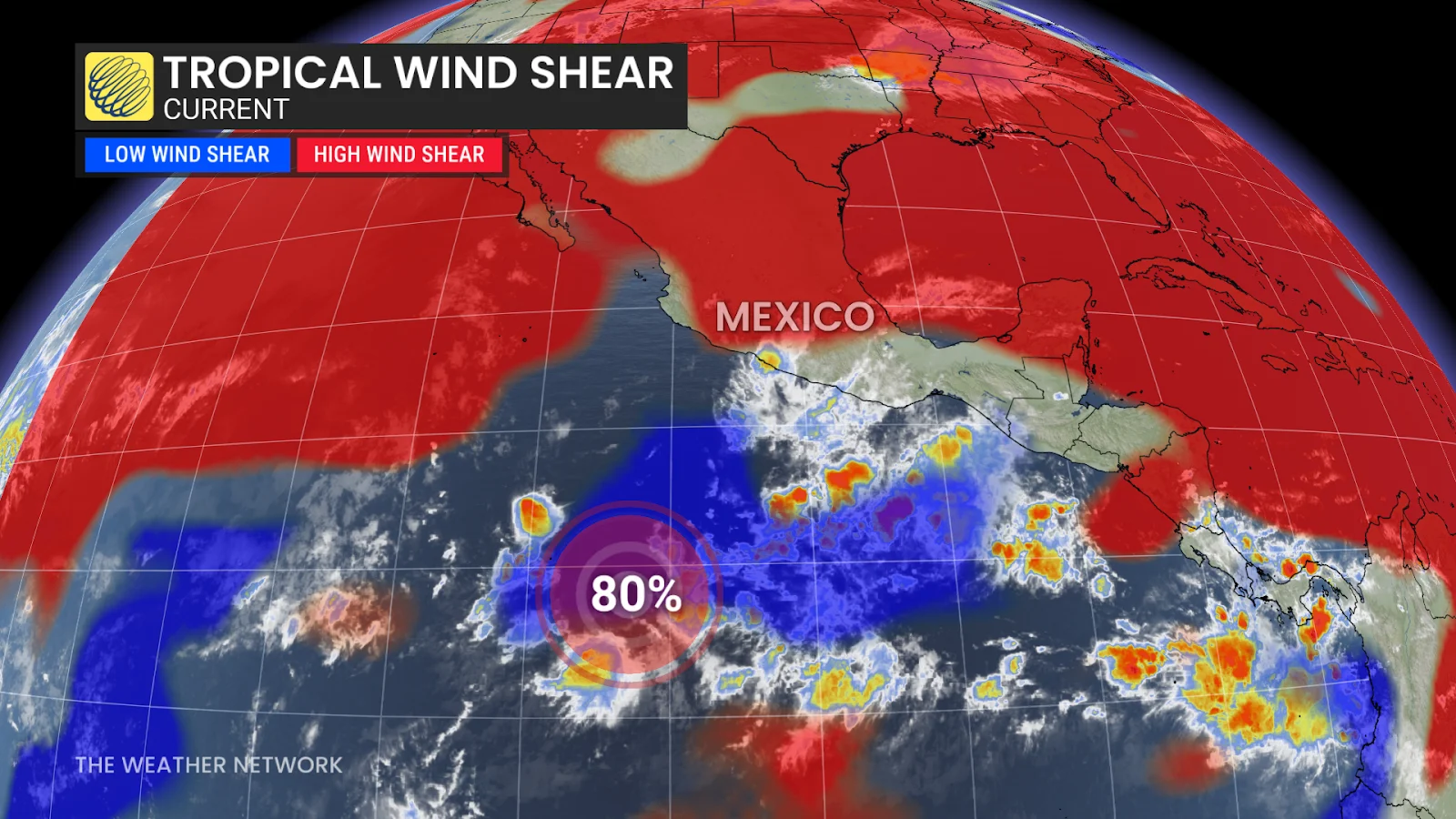 Tropical Wind Shear May 24 2025