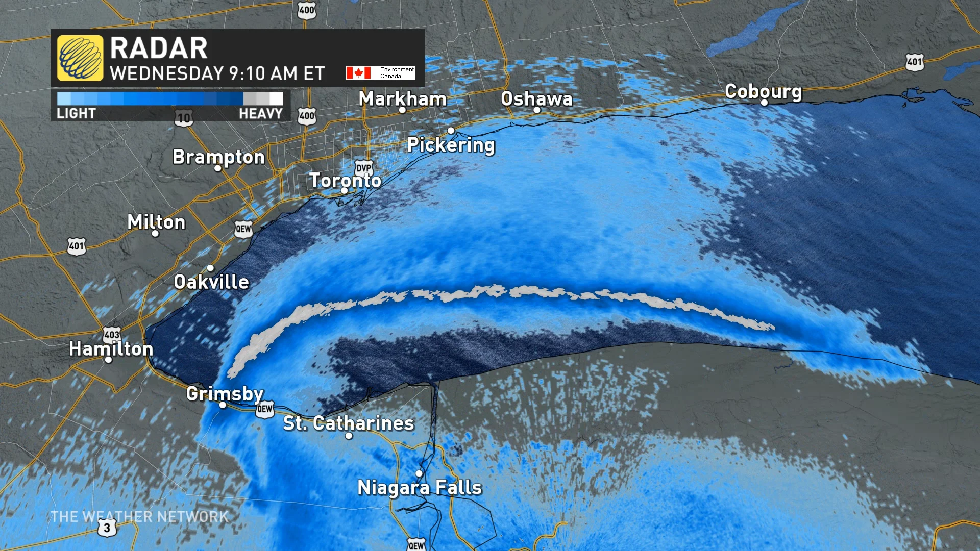 Lake Ontario Snow Snake Radar
