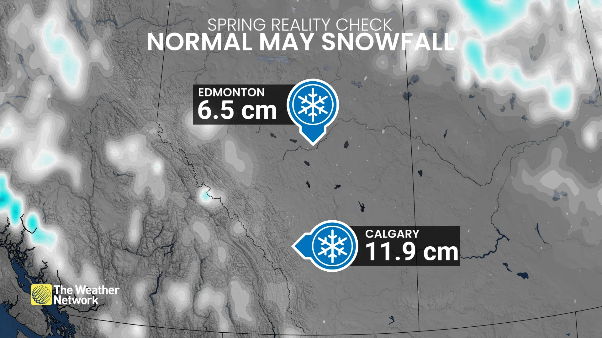 Baron - May snowfall Alberta - April 10