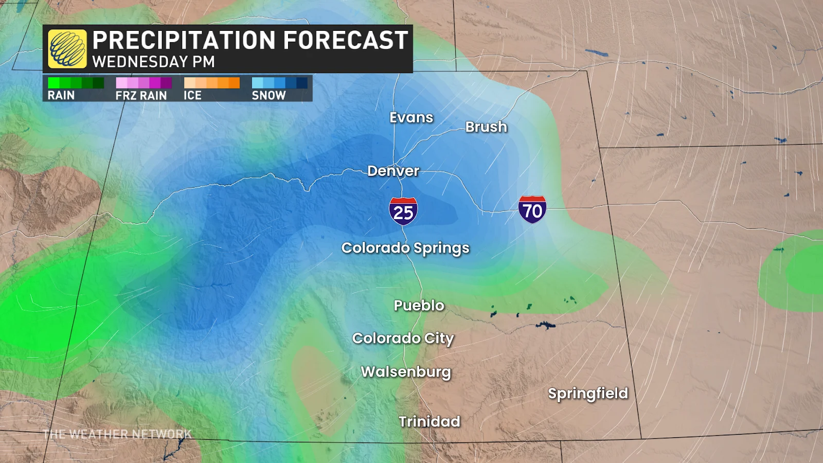 Thanksgiving precipitation Denver