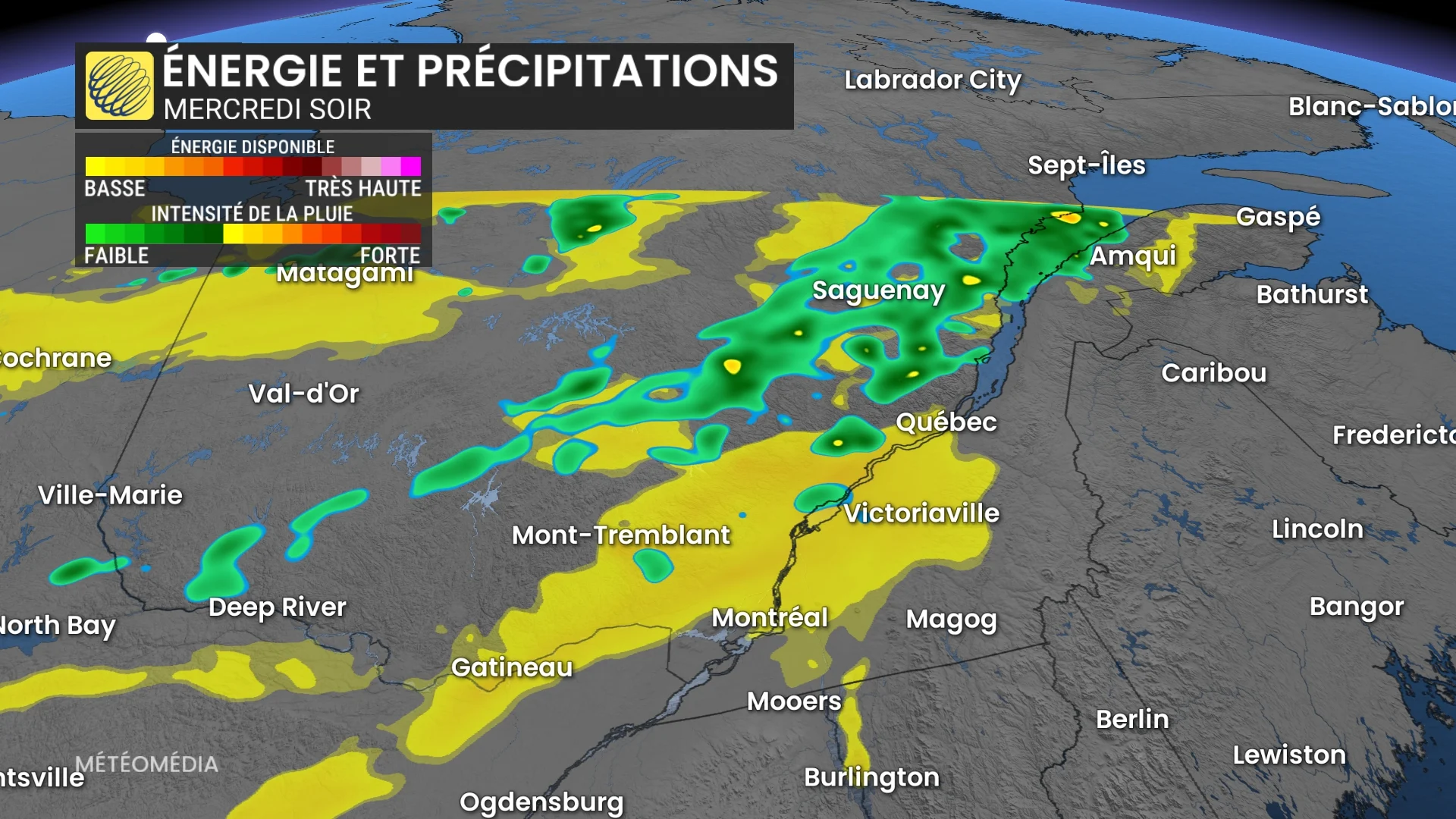 Jeudi : d'autres risques d'orages violents au Québec : voyez où