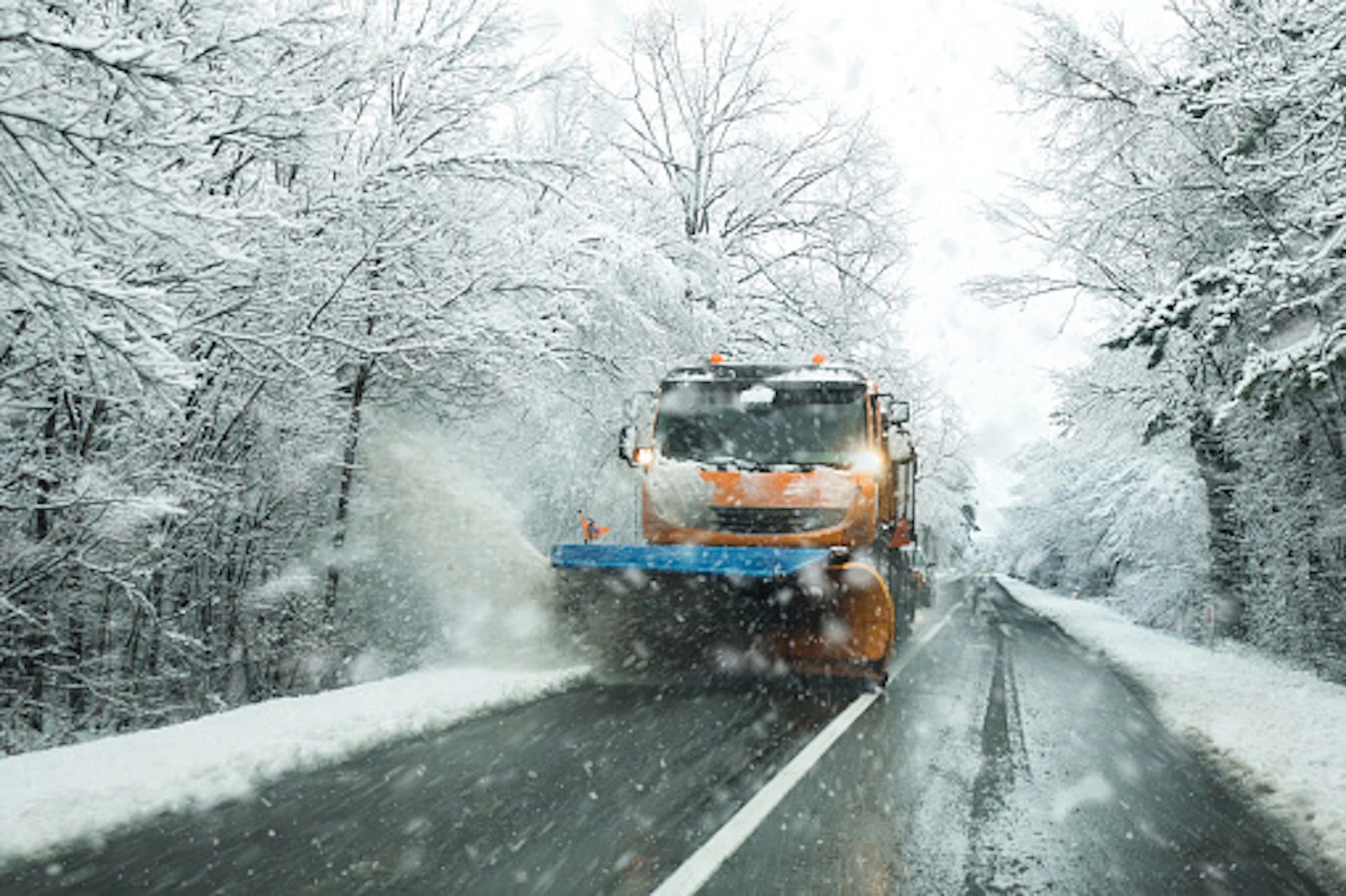Road salt is bad for the environment. The alternative, here
