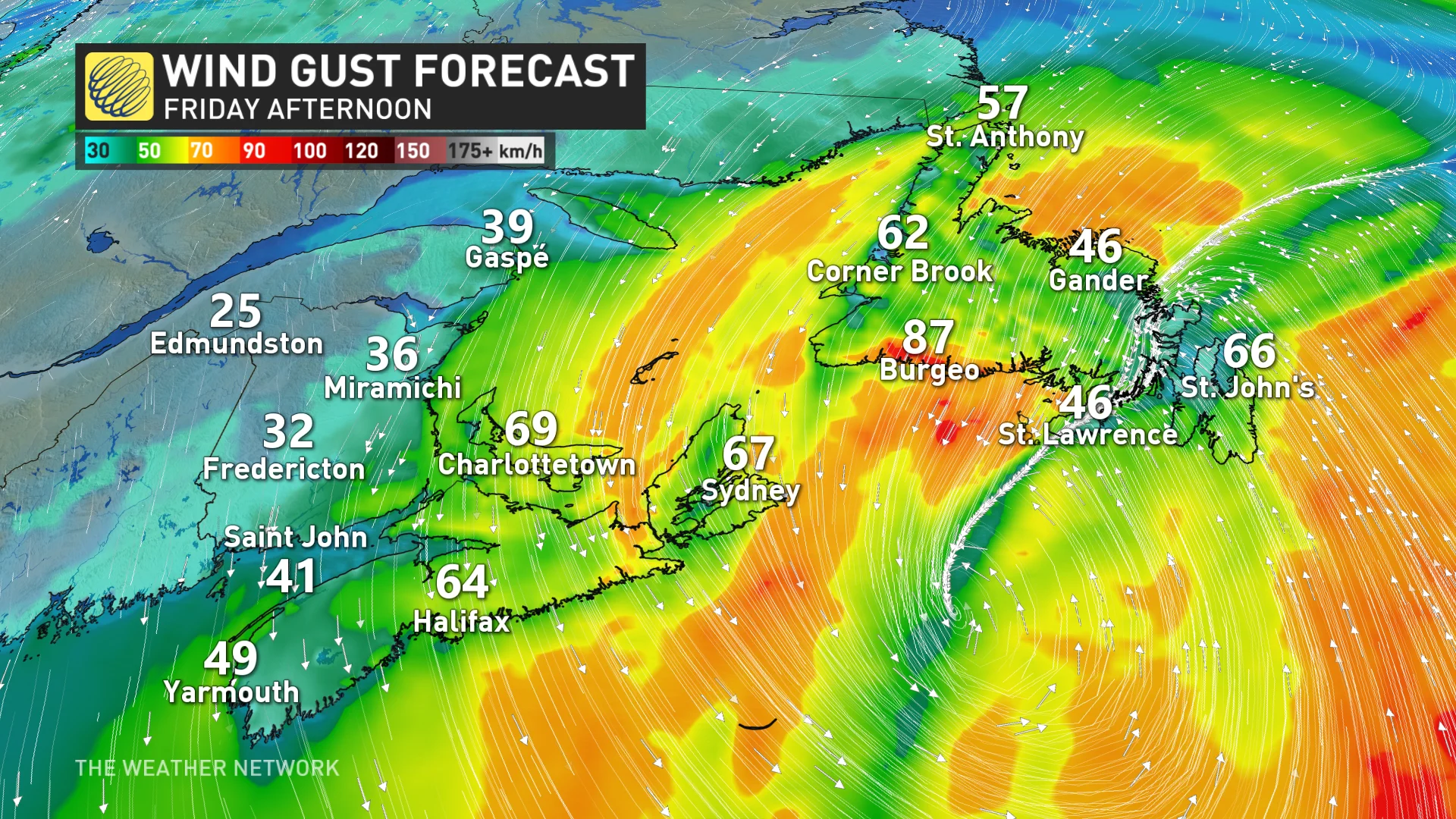 Baron - ATL winds Friday pm