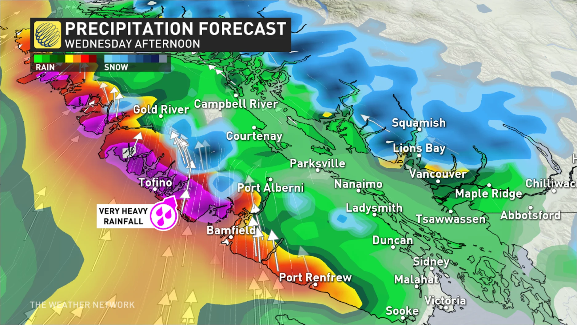 B.C. 2024 Christmas Precipitation Forecast