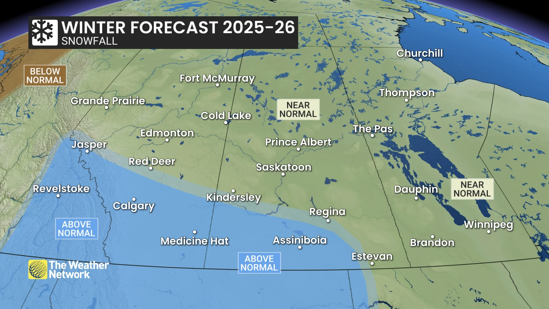 Winter Forecast: Prairies snowfall outlook