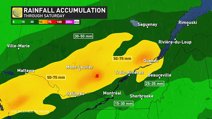 The Weather Network Flood Fears Grow Right Across The Country