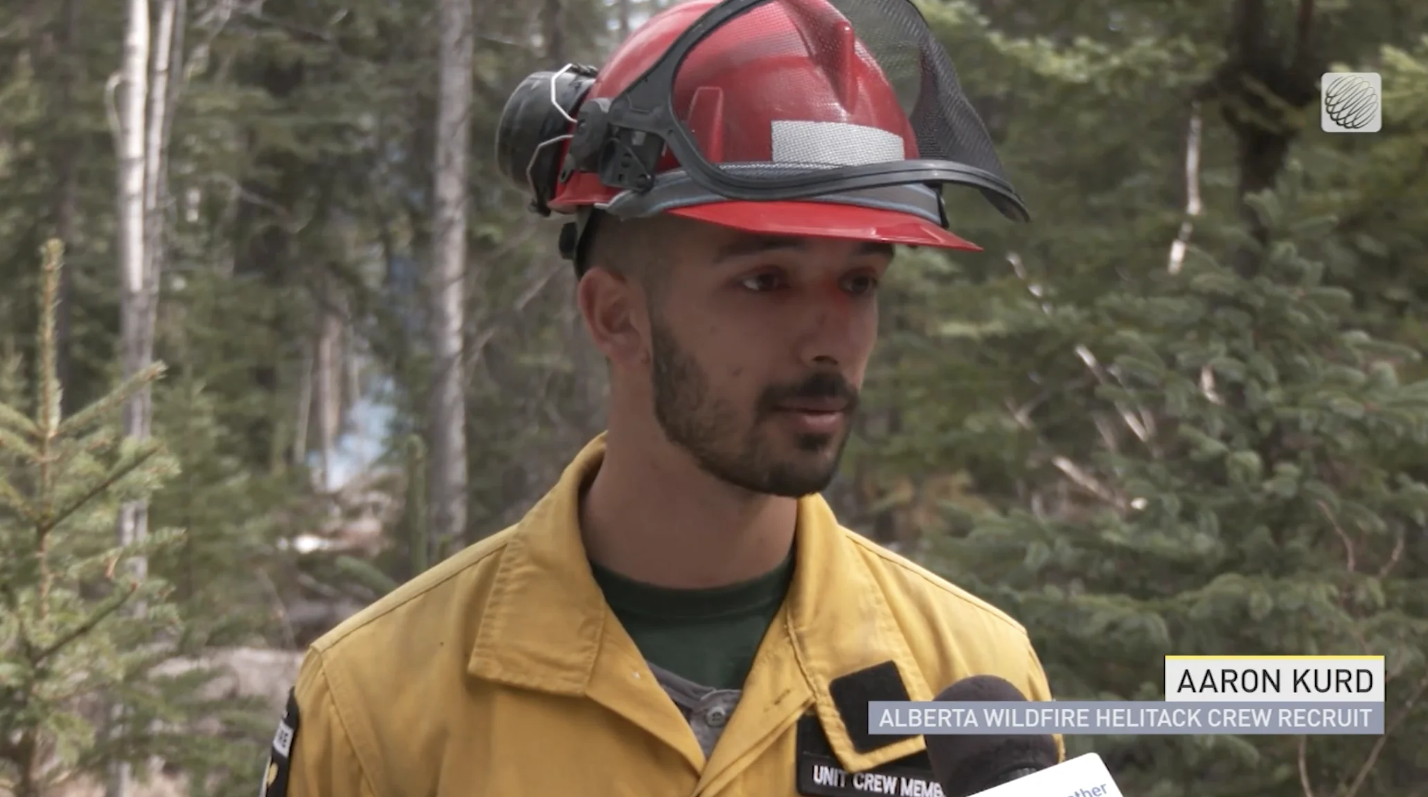 Connor O'Donovan: Aaron Kurd, firefighter for Alberta