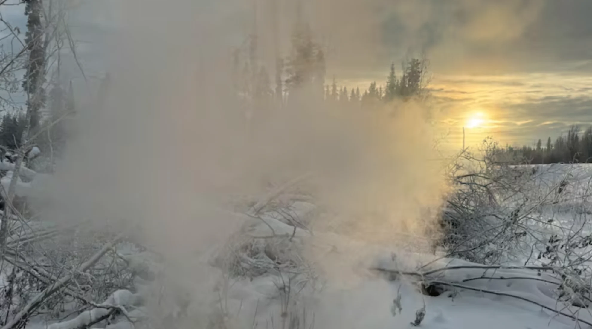 Smoke from holdover wildfires visible in northeast B.C.