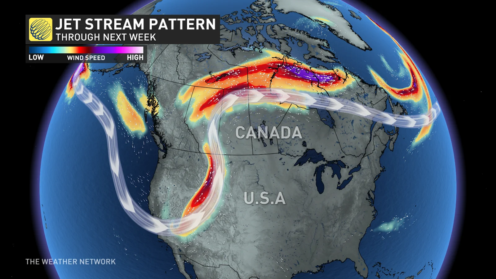 jet stream through next week