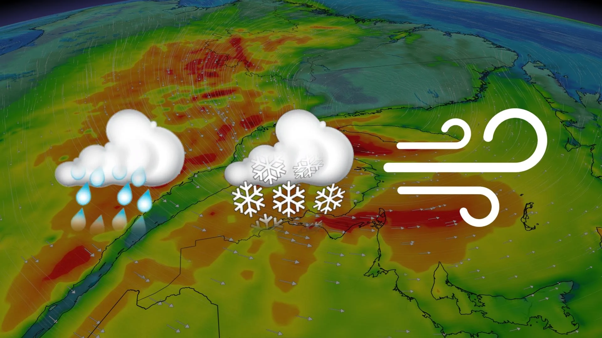 Le retour de la neige au Québec