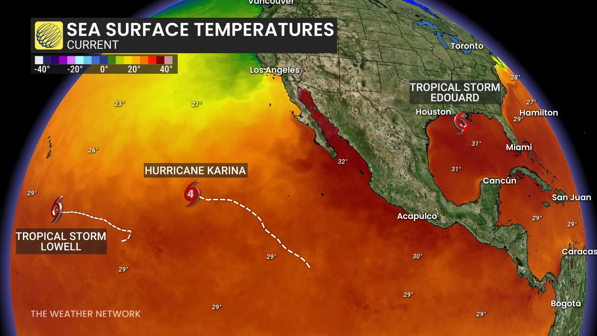 Tropics Sea Surface Temperatures