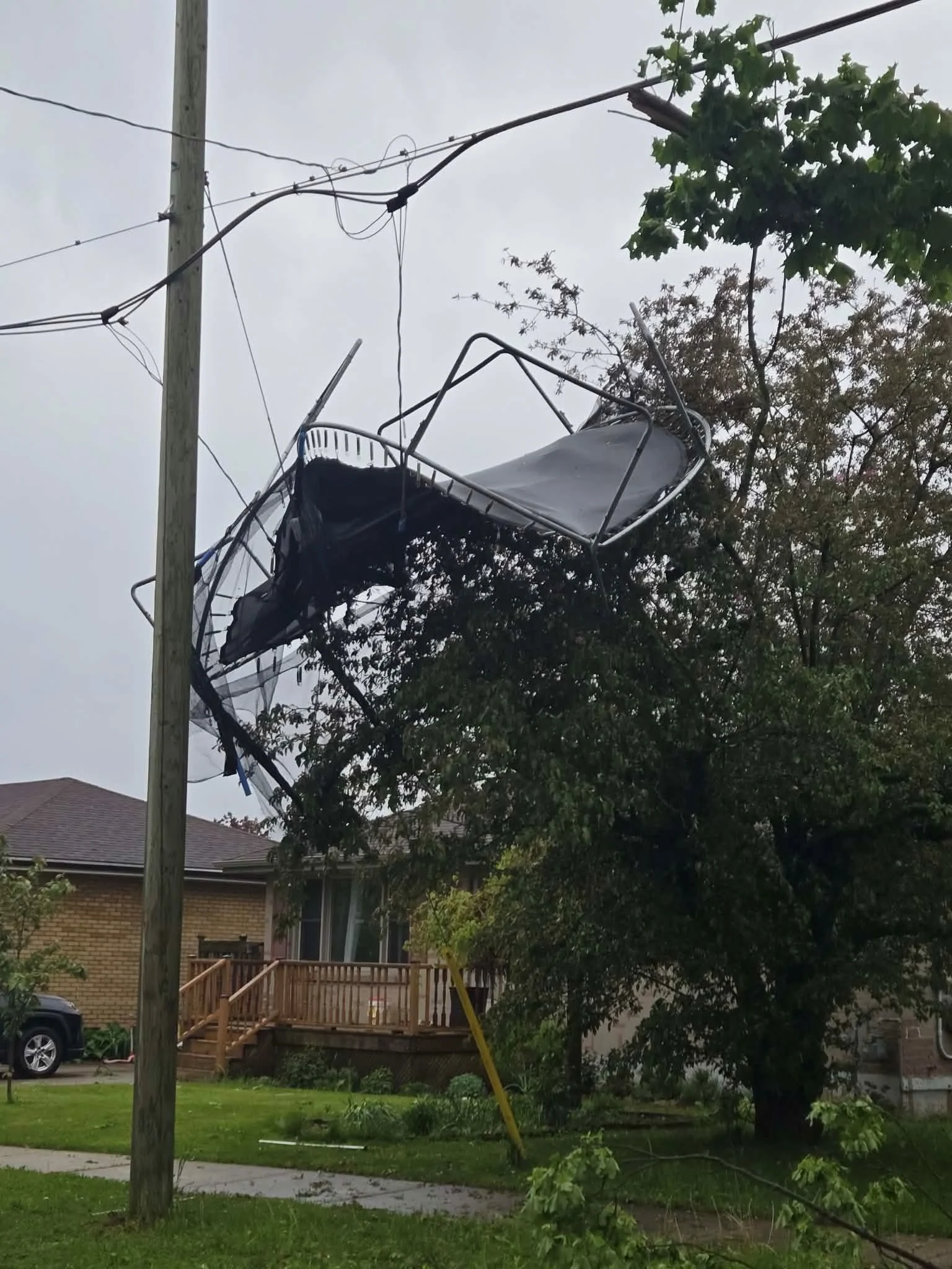 London, Ontario storm damage May 19/Adam Colvin/Submitted to The Weather Network