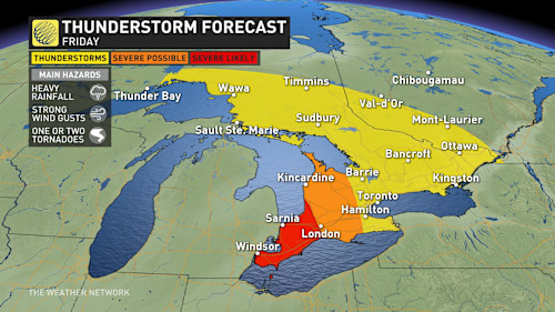 The Weather Network - Ontario: Warnings Issued, Ferocious Storms With ...