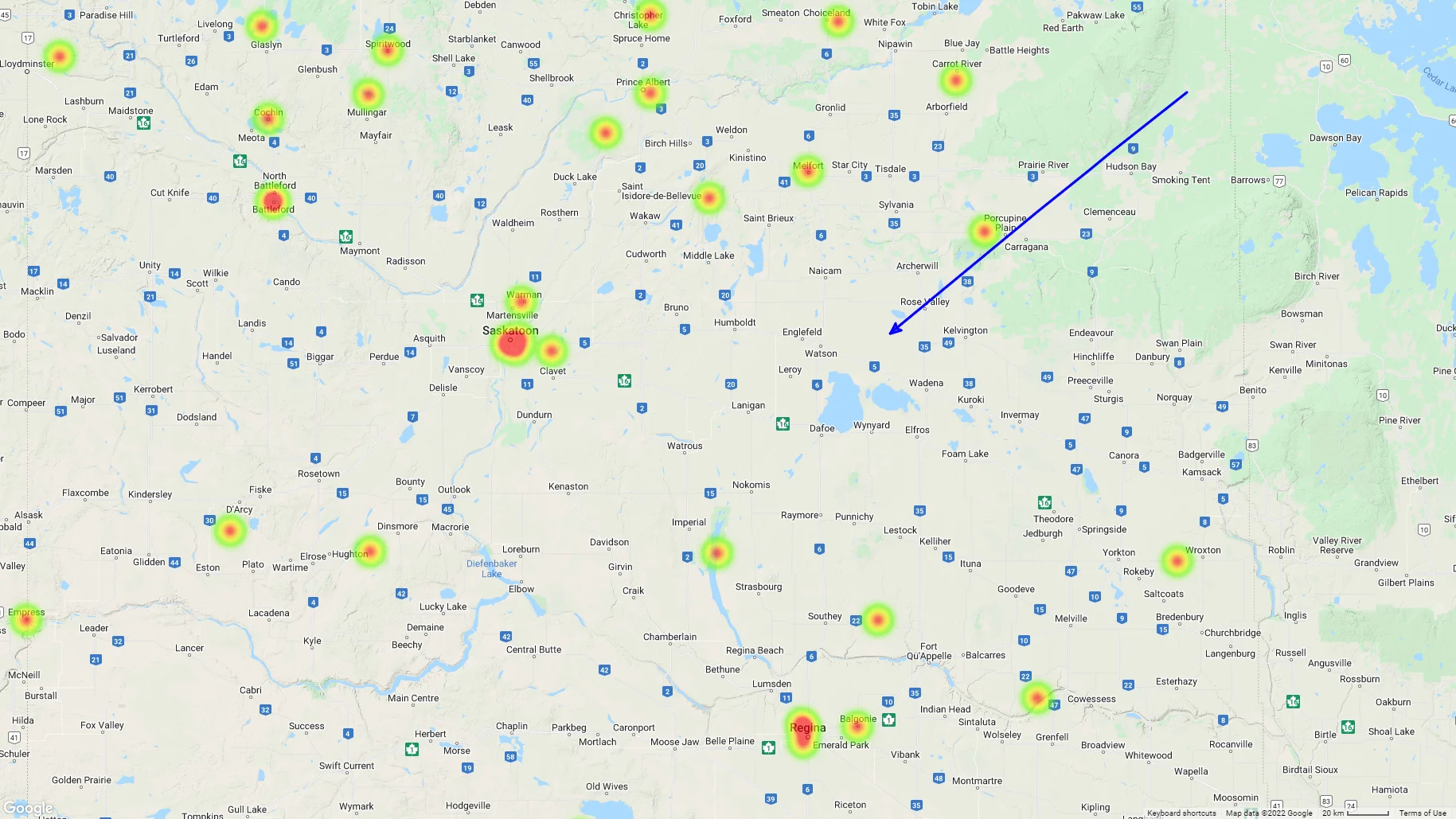 March22-2022-MB-SK-Fireball-Map-AMS