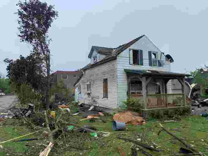 Uxbridge, Ont., damage/Mark Robinson