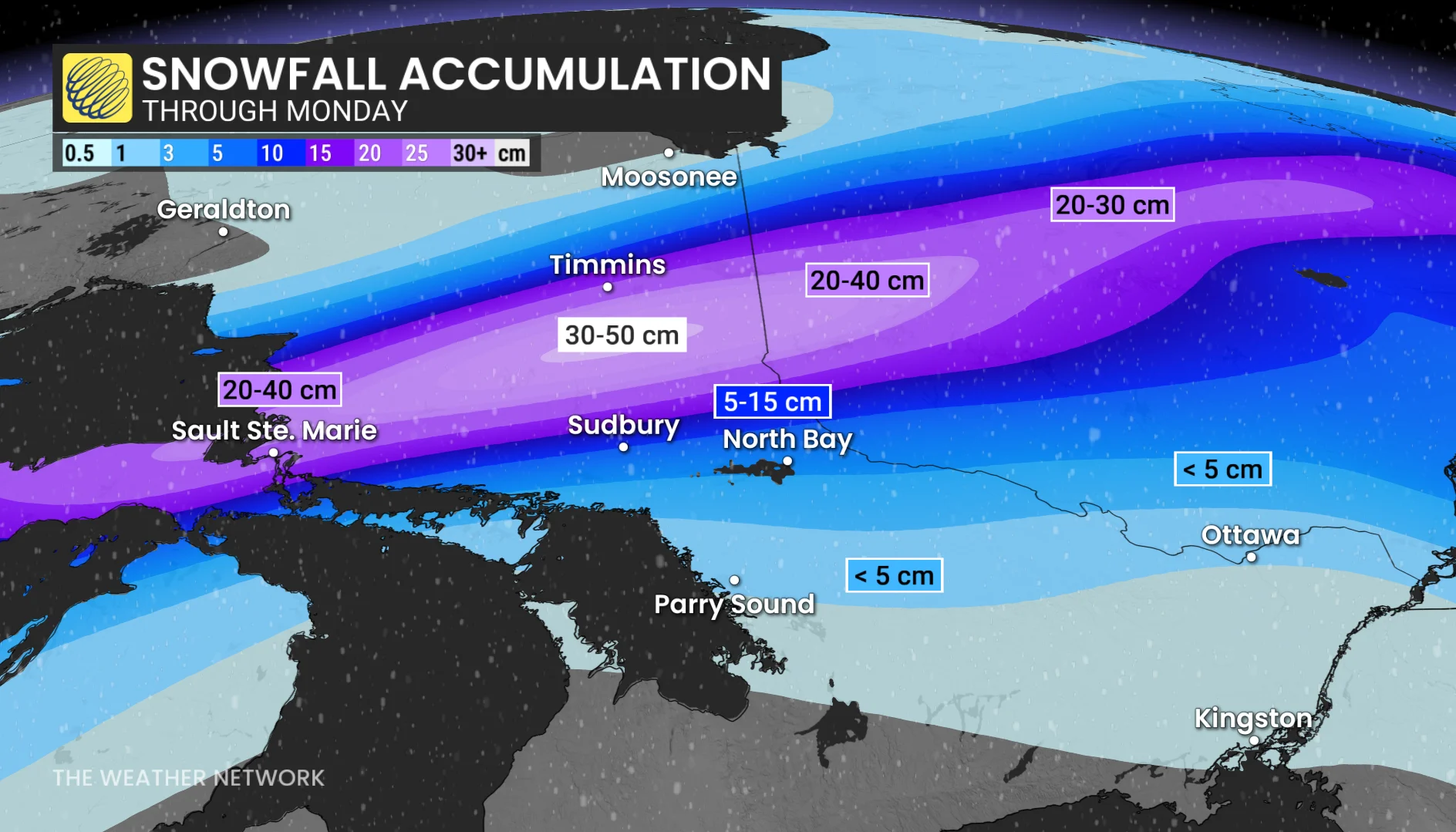 Ontario snowfall outlook