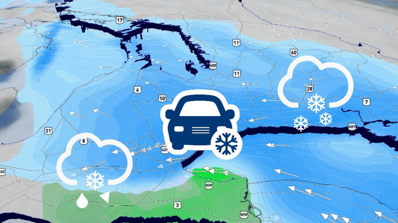 Travel woes possible Sunday as snow threat edges into Toronto area