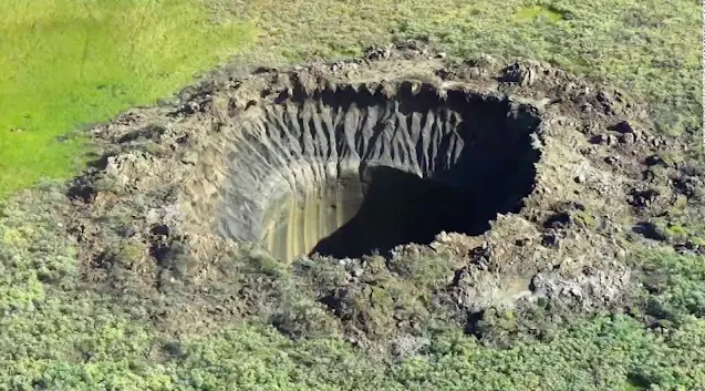 Enormous mystery sinkhole appears in Siberia, puzzles researchers