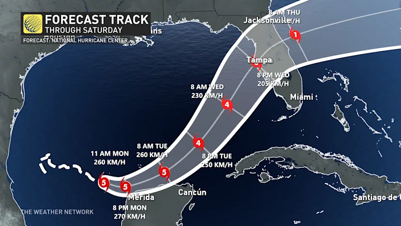 Florida braces for major Hurricane Milton as it 'explosively ...