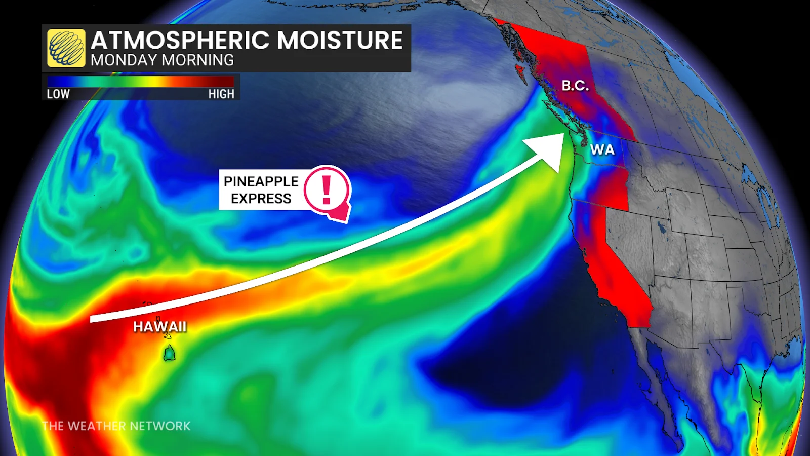 British Columbia Atmospheric Moisture Weekend