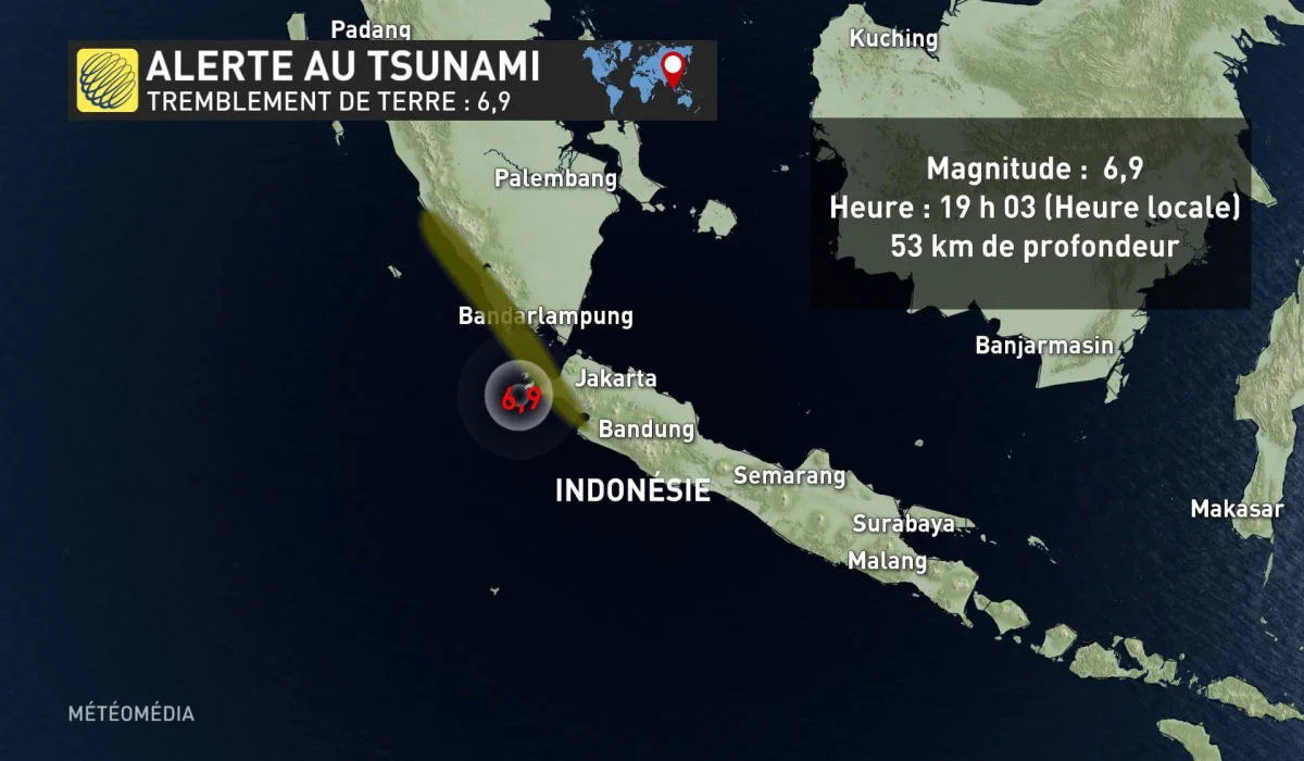 Un séisme de magnitude 6,9 frappe