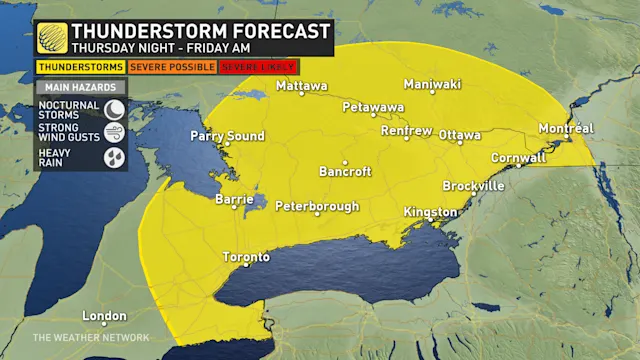 Severe storms with high winds marching through southern Ontario - The ...
