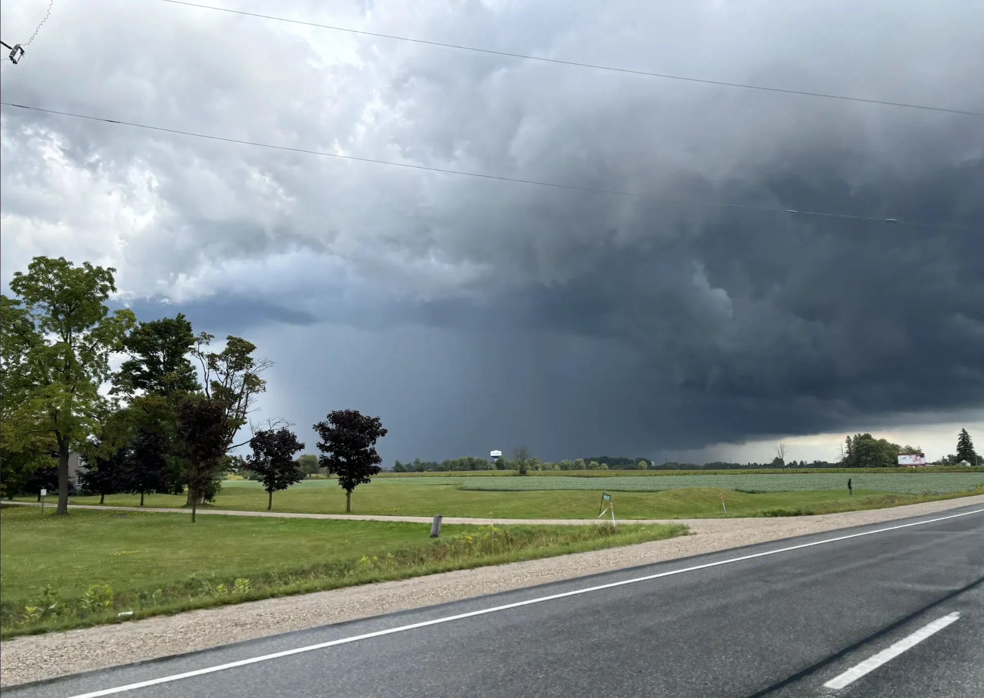Mark Robinson: Fergus, Ontario thunderstorm, Sept 2, 2026