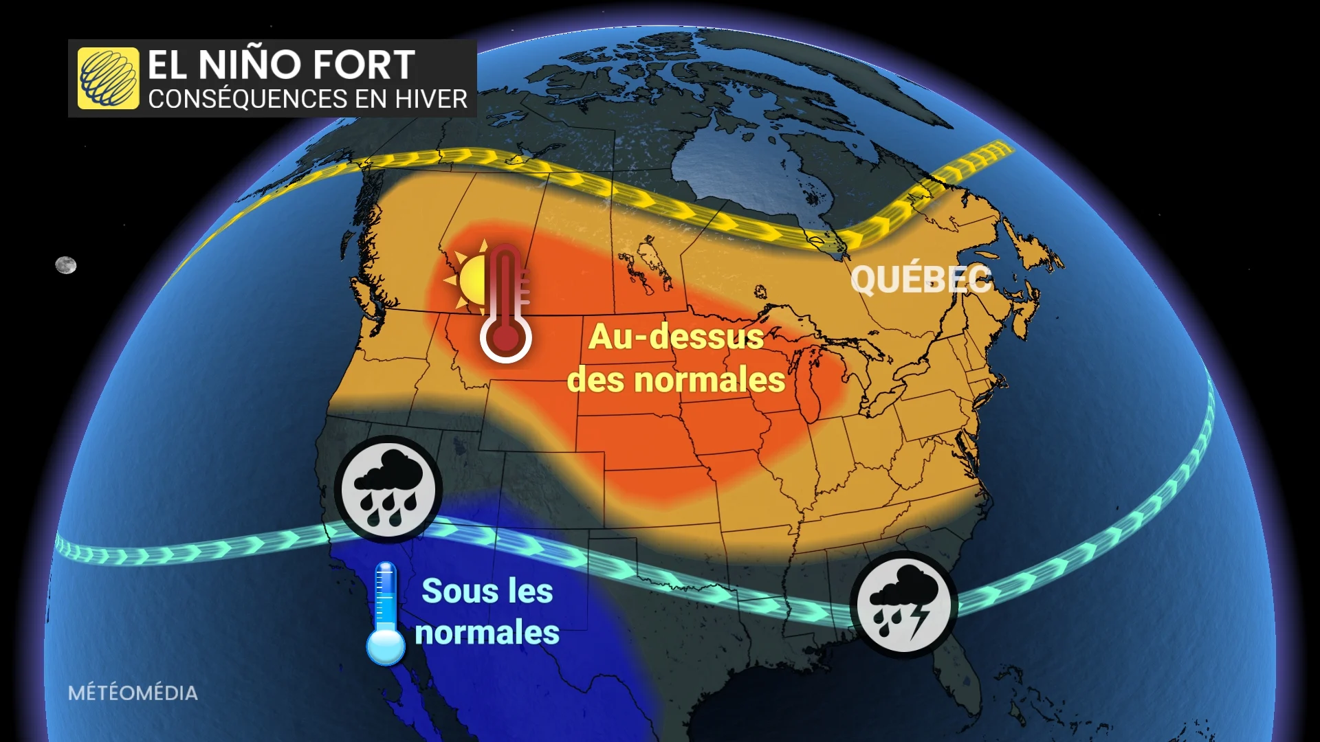 Hiver 2026-2027 : comment un super El Niño pourrait l'affecter