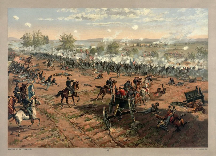 1920px-Thure de Thulstrup - L. Prang and Co. - Battle of Gettysburg - Restoration by Adam Cuerden