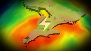 Another day of muggy air and storm chances, but a significant cooldown is coming