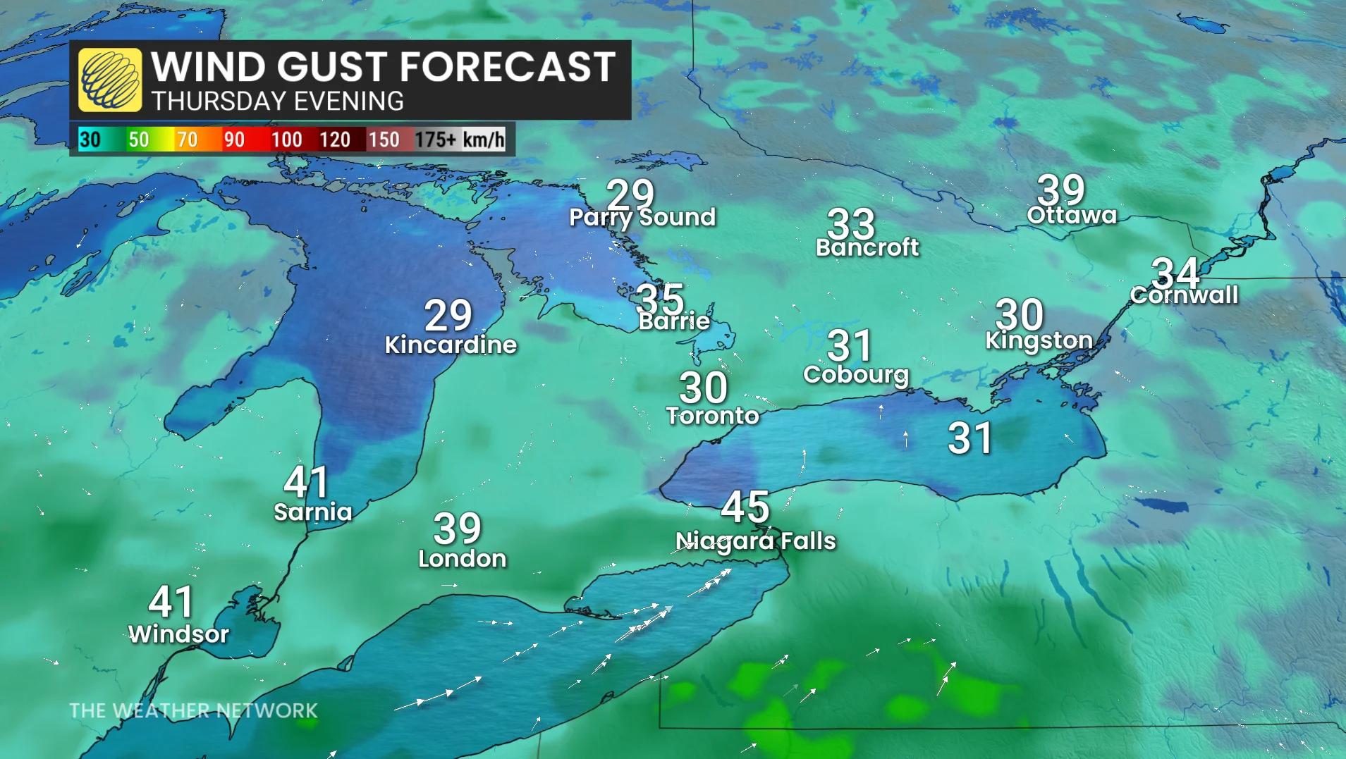 Baron - Ontario wind gusts - June 24