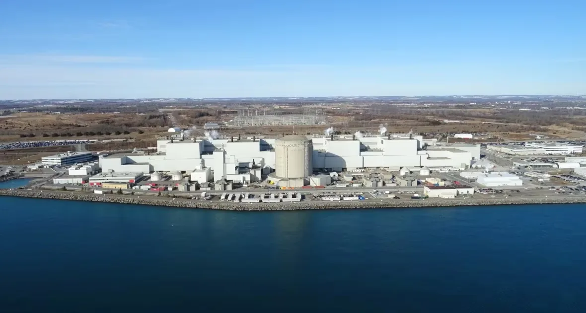 darlington-nuclear-plant-from-the-south/Ontario Power Generation via CBC News