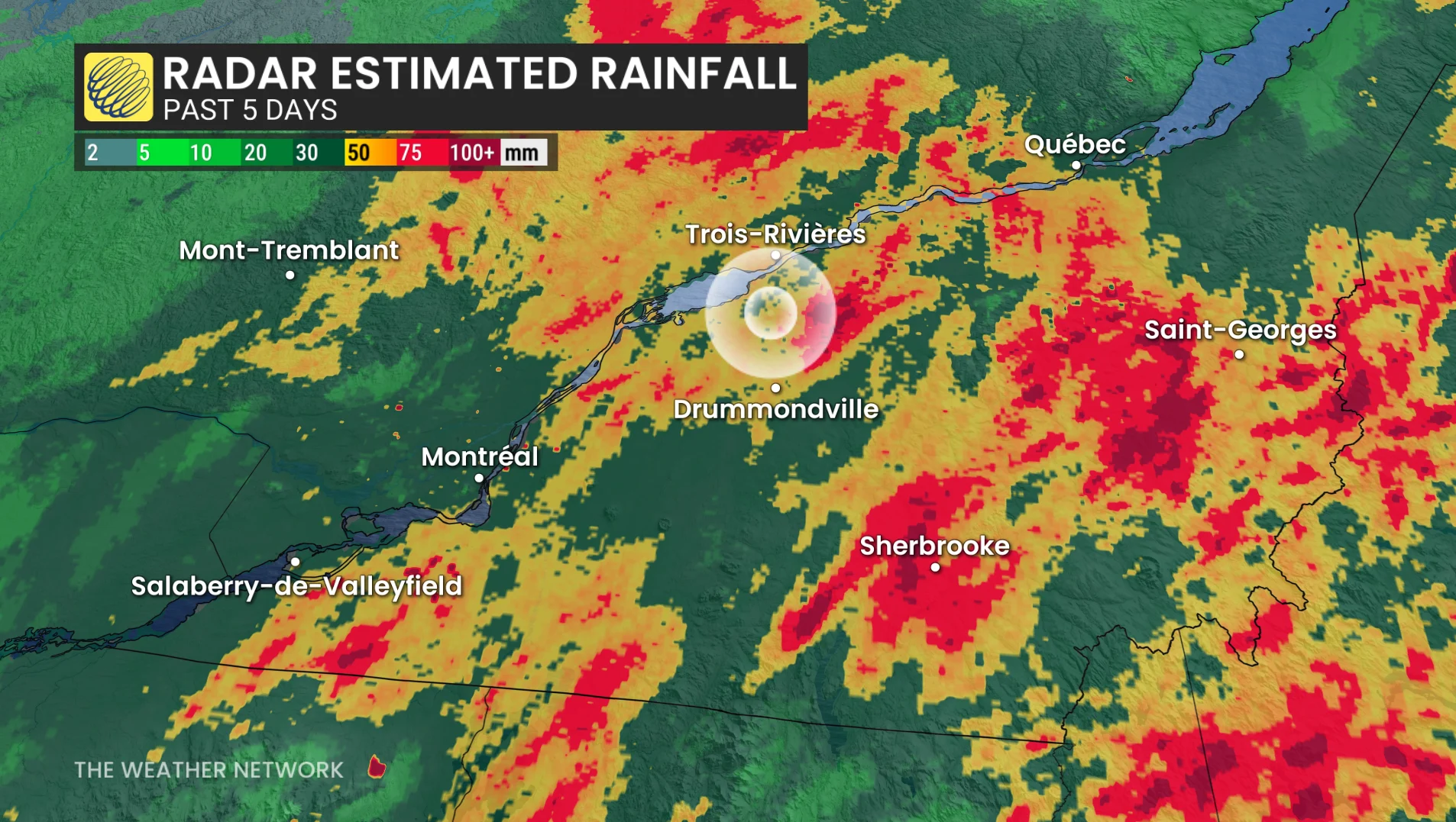 Heavy rain May 20, Quebec