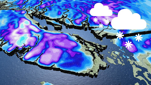 The Weather Network - Low-elevation Snowfall Persists Across British ...