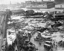 Was the Great Molasses Flood caused by temperature complications or human error?