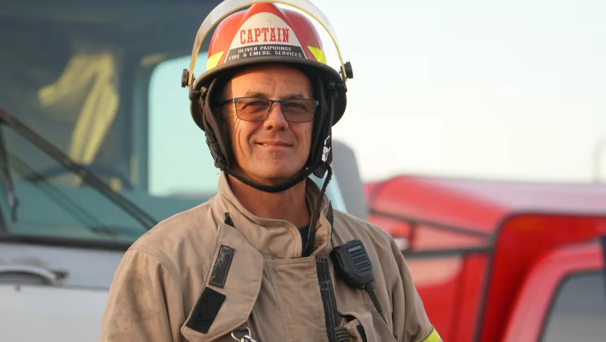 Fire Department, Paipoonge, Thunder Bay, Ontario, Brush Fire, Wildfire, May 22, 2025. (Sarah Law/CBC)