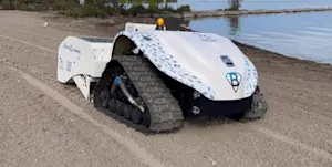 How Canada's first beach-cleaning robot will help to reduce plastic pollution