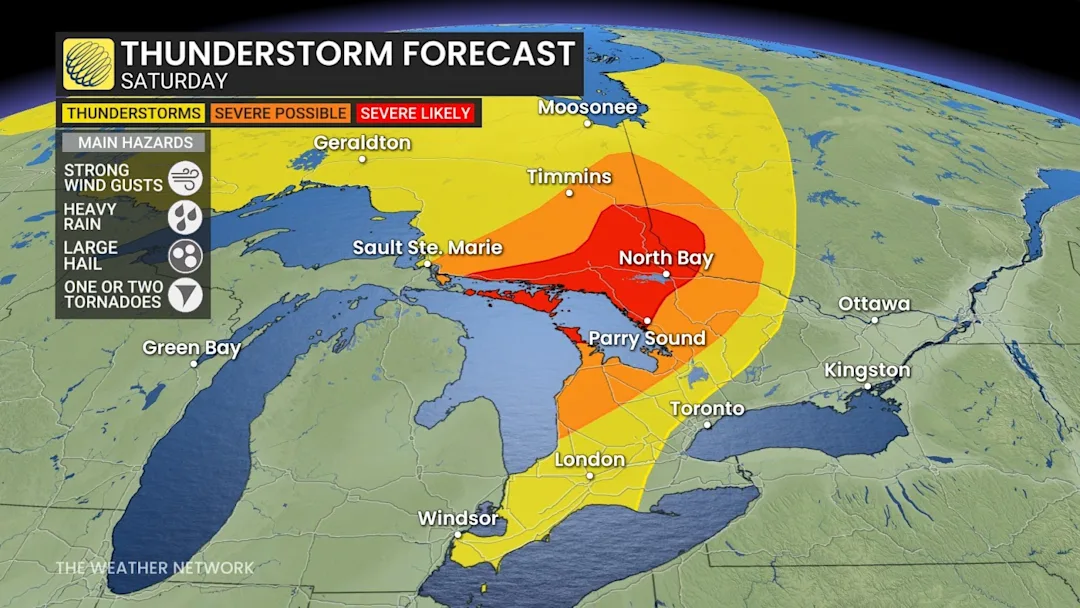 Ontario campers beware: Severe storm, tornado risk builds Saturday ...