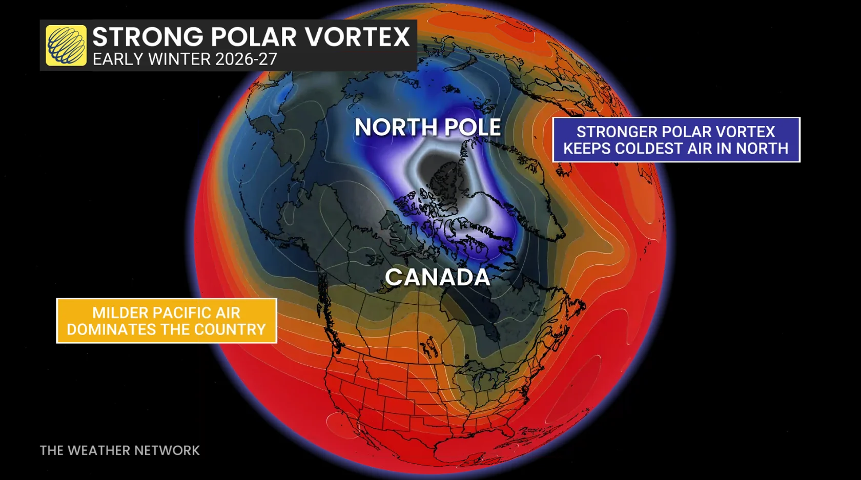 Strong Polar Vortex Early Winter 2026-27