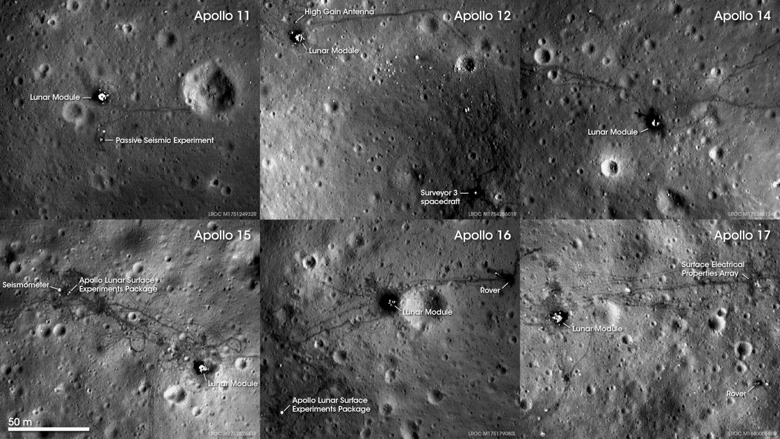 Apollo-landing-sites-LRO-NASA