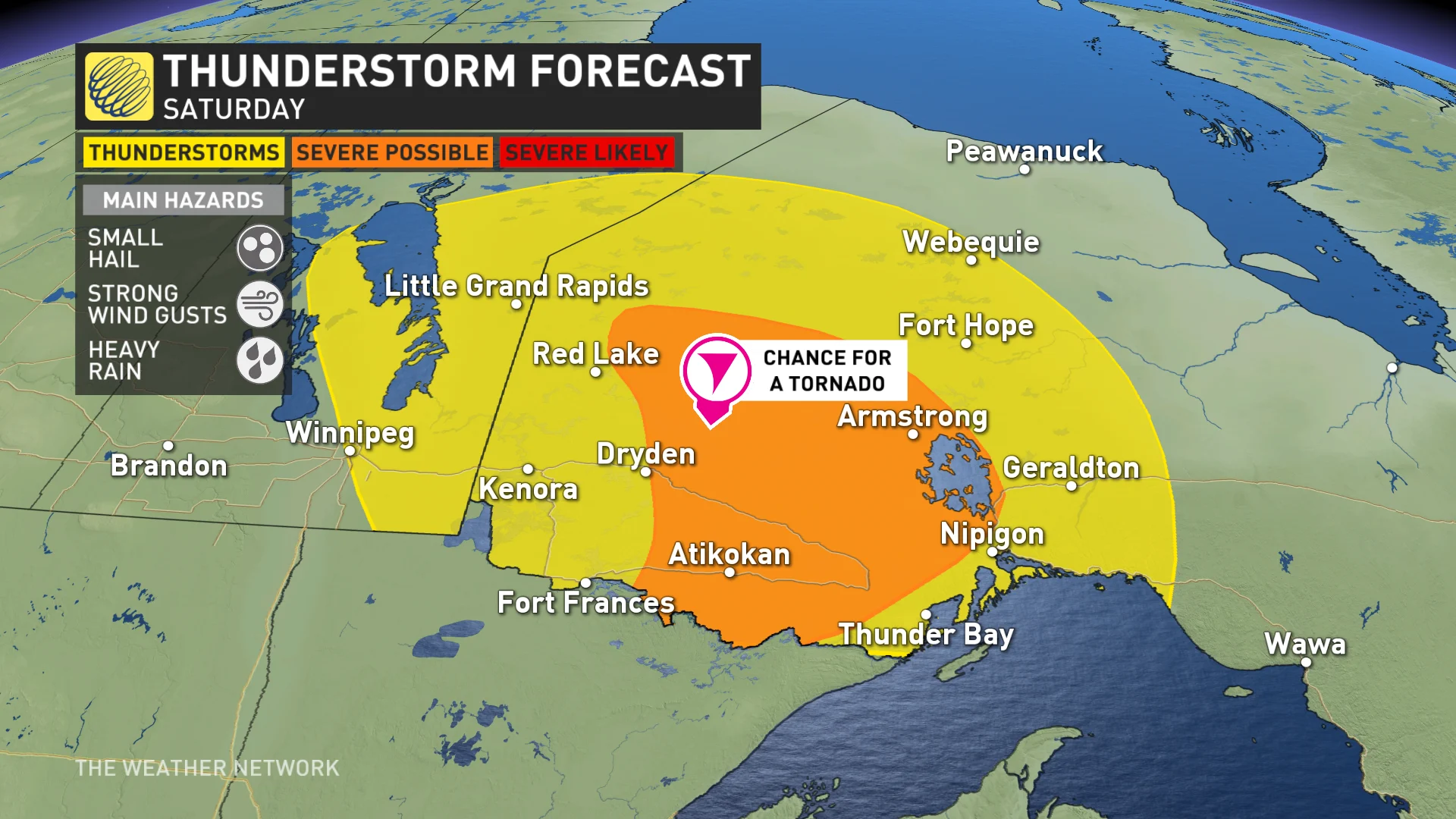 More severe storms target the Prairies, risk moves into Ontario