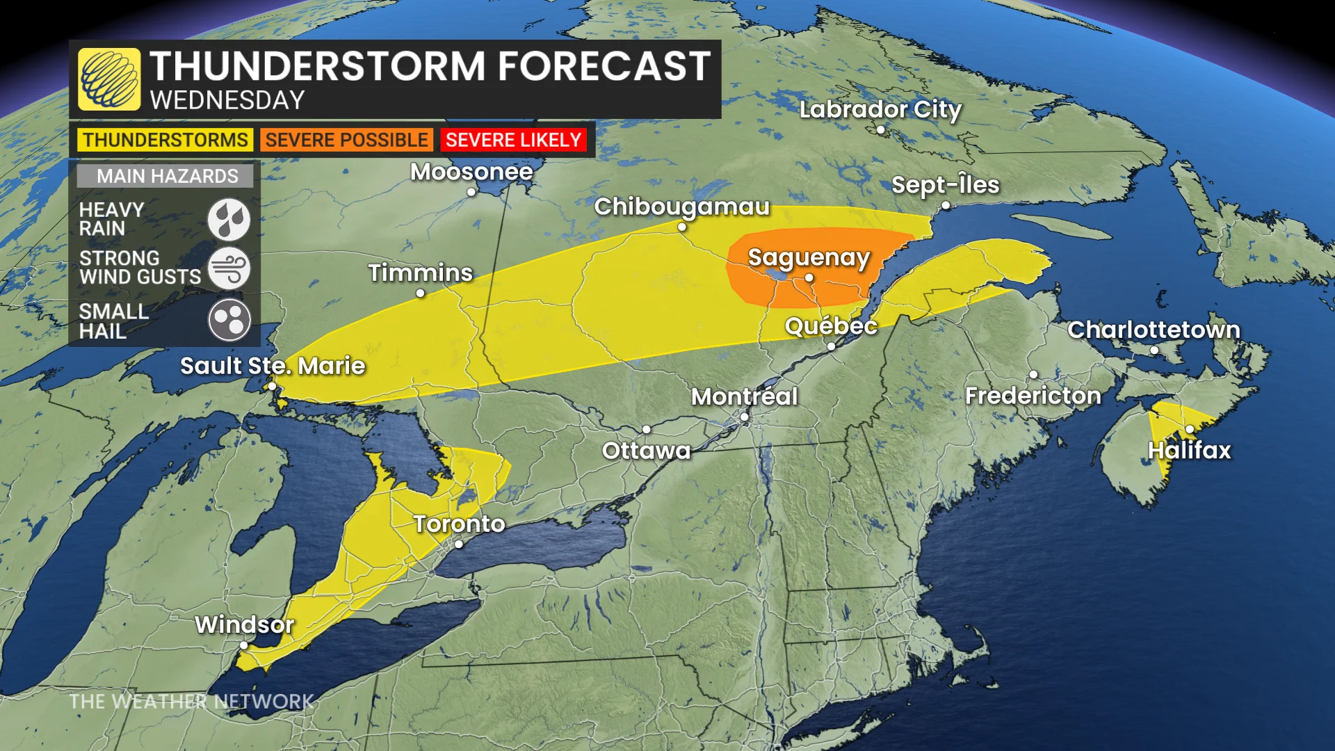 Baron - Thunderstorm forecast Wednesday updated - July15