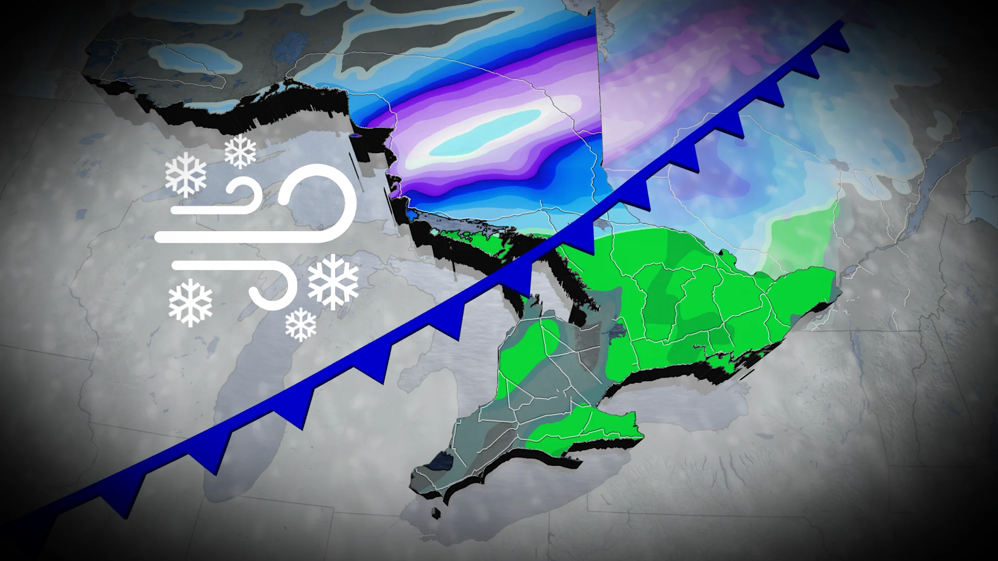20-40 cm of snow set to blast parts of Ontario just days away from spring