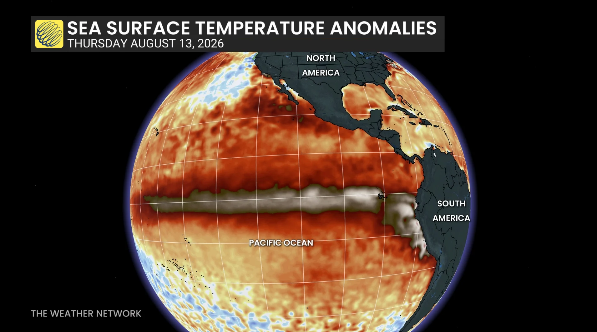 SST Anomalies August 13 2026