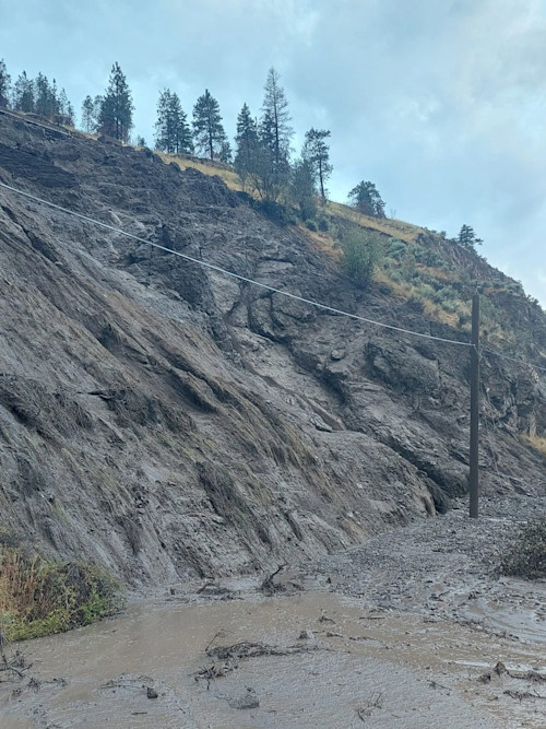 Mudslide closes Highway 1 between Lytton and Spences Bridge The Weather Network